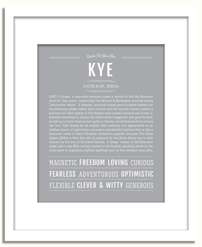 Frame Options | Light Gray | White Frame, Matted