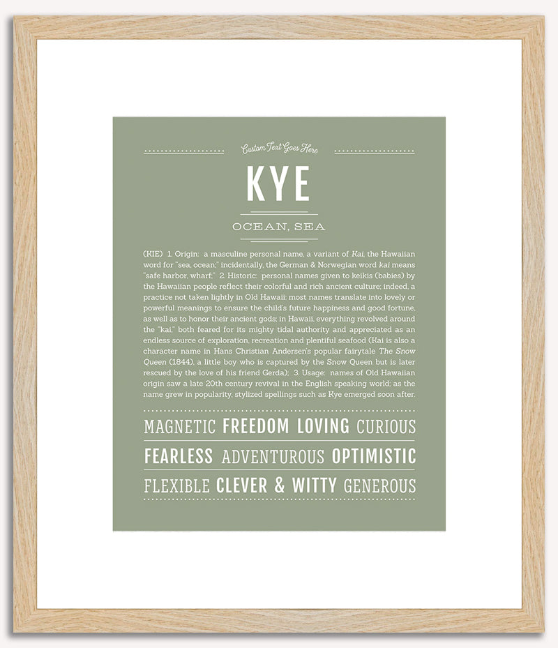 Kye | Name Art Print