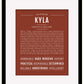 Kyla | Name Art Print