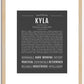 Kyla | Name Art Print