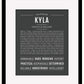 Kyla | Name Art Print