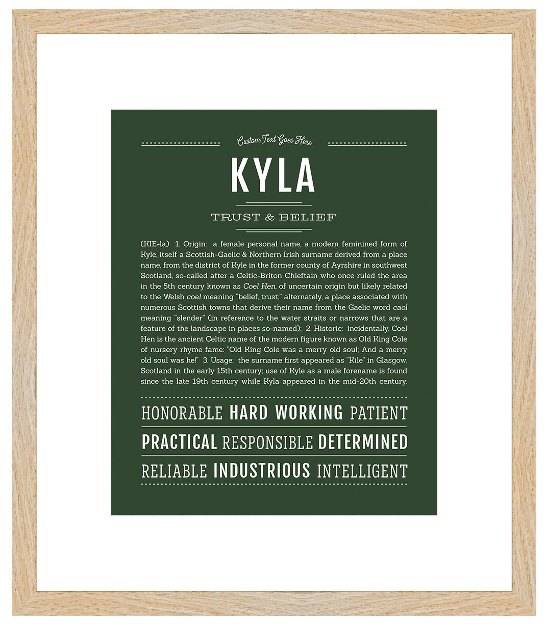 Kyla | Name Art Print