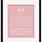 Kyla | Name Art Print