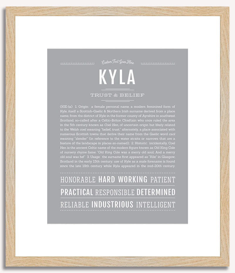 Kyla | Name Art Print