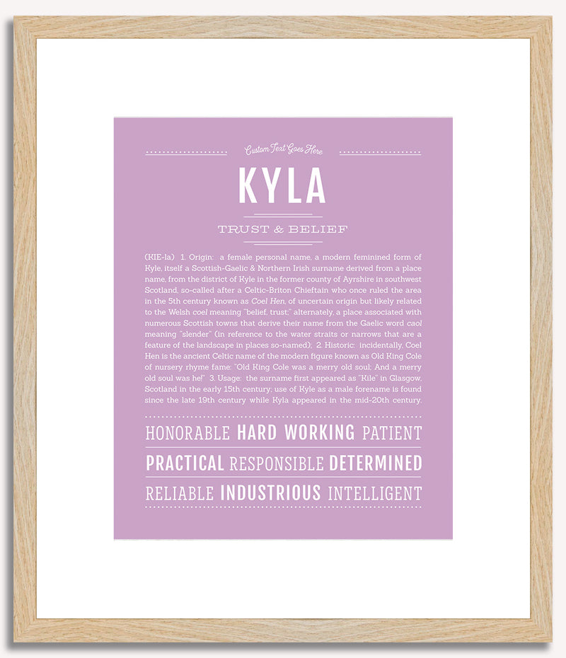 Kyla | Name Art Print