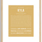 Kyla | Name Art Print