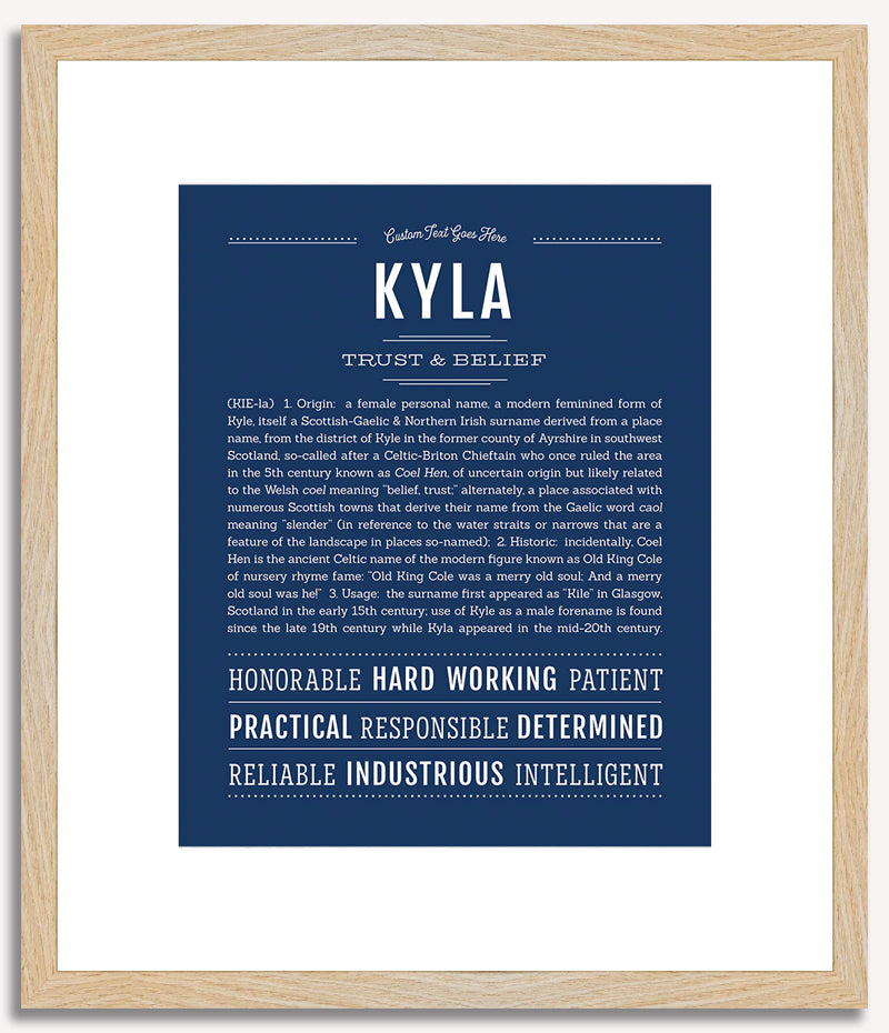 Kyla | Name Art Print