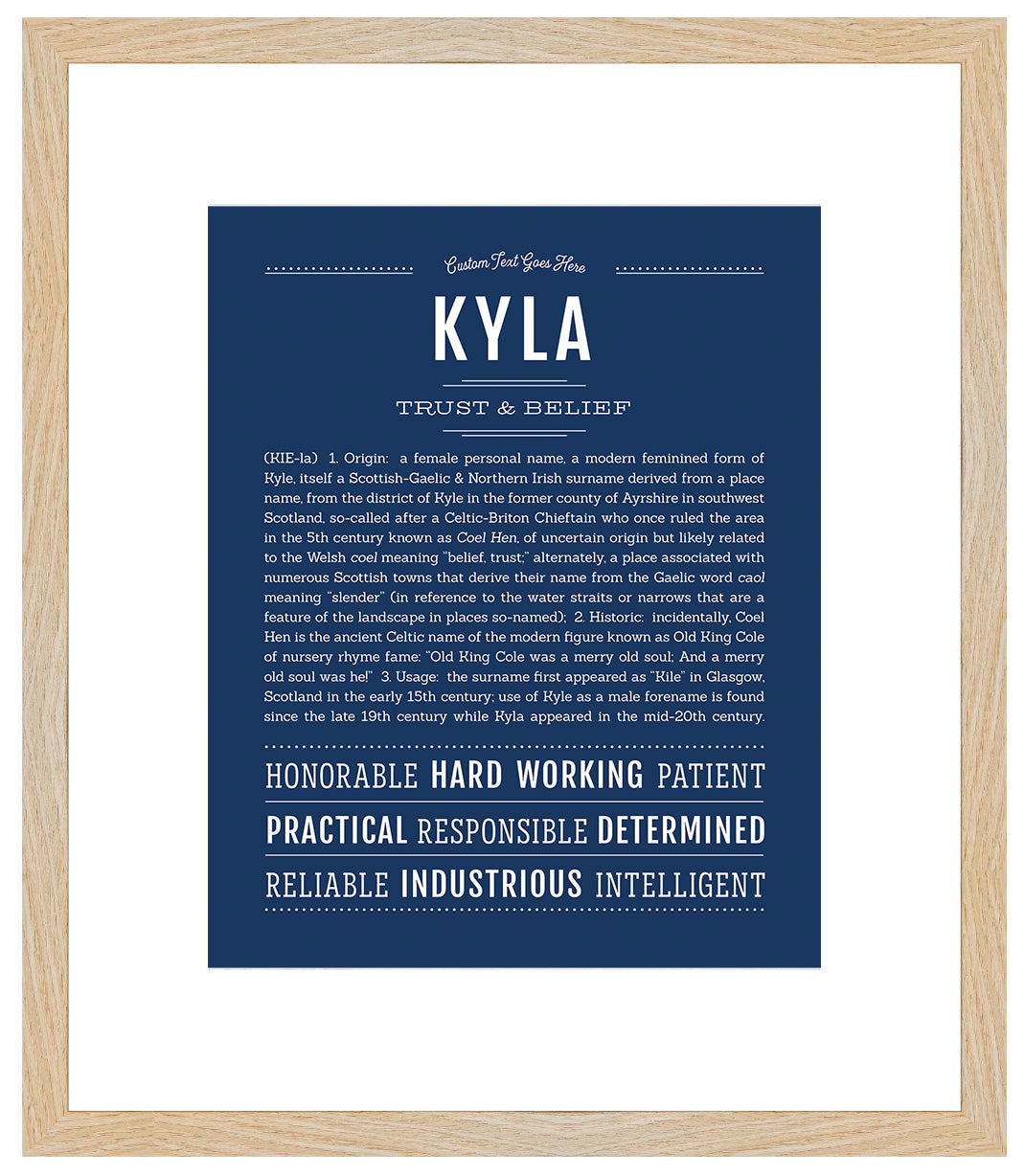 Kyla | Name Art Print