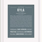 Kyla | Name Art Print