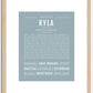 Kyla | Name Art Print