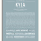 Frame Options | Powder Blue | White Frame, Matted