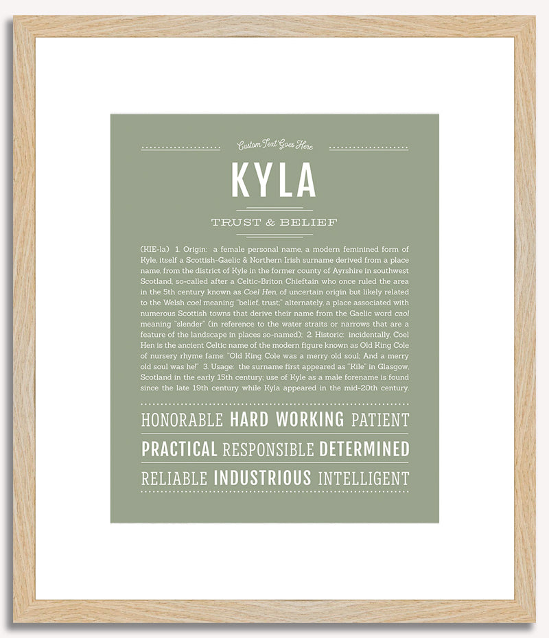 Kyla | Name Art Print