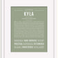 Kyla | Name Art Print