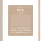 Kyla | Name Art Print