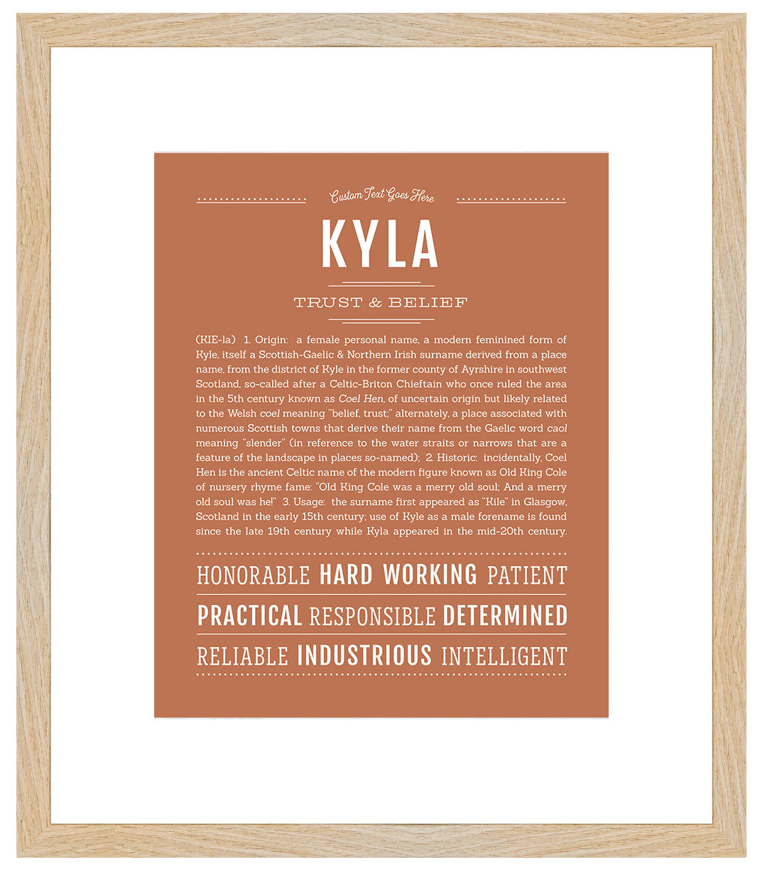 Kyla | Name Art Print