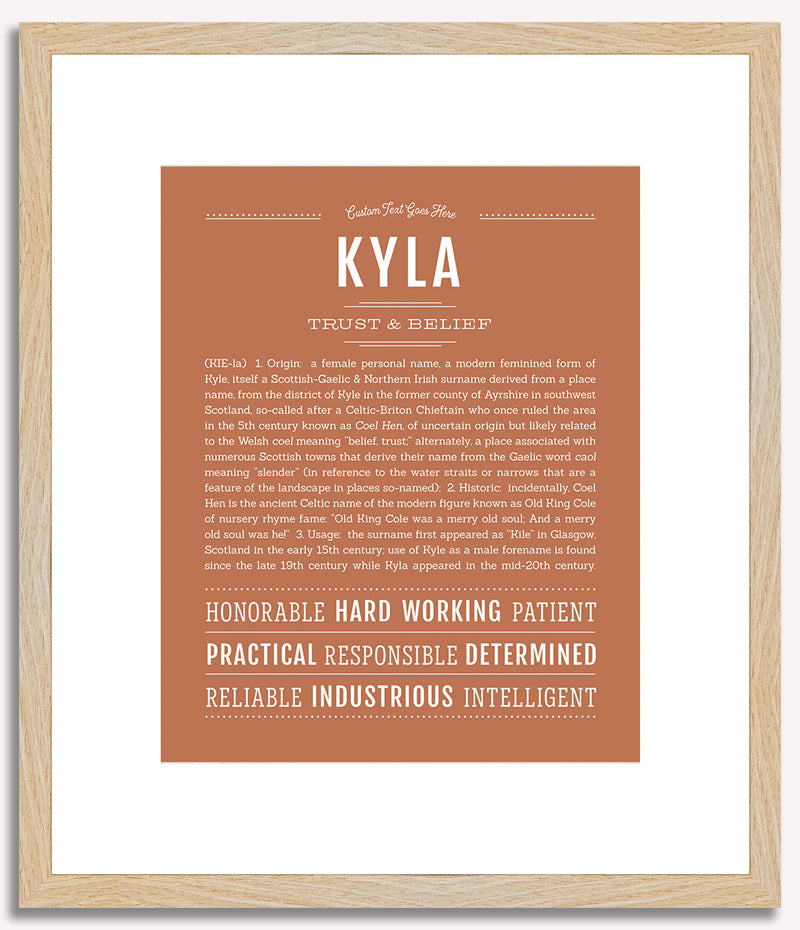 Kyla | Name Art Print