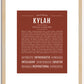 Kylah | Name Art Print