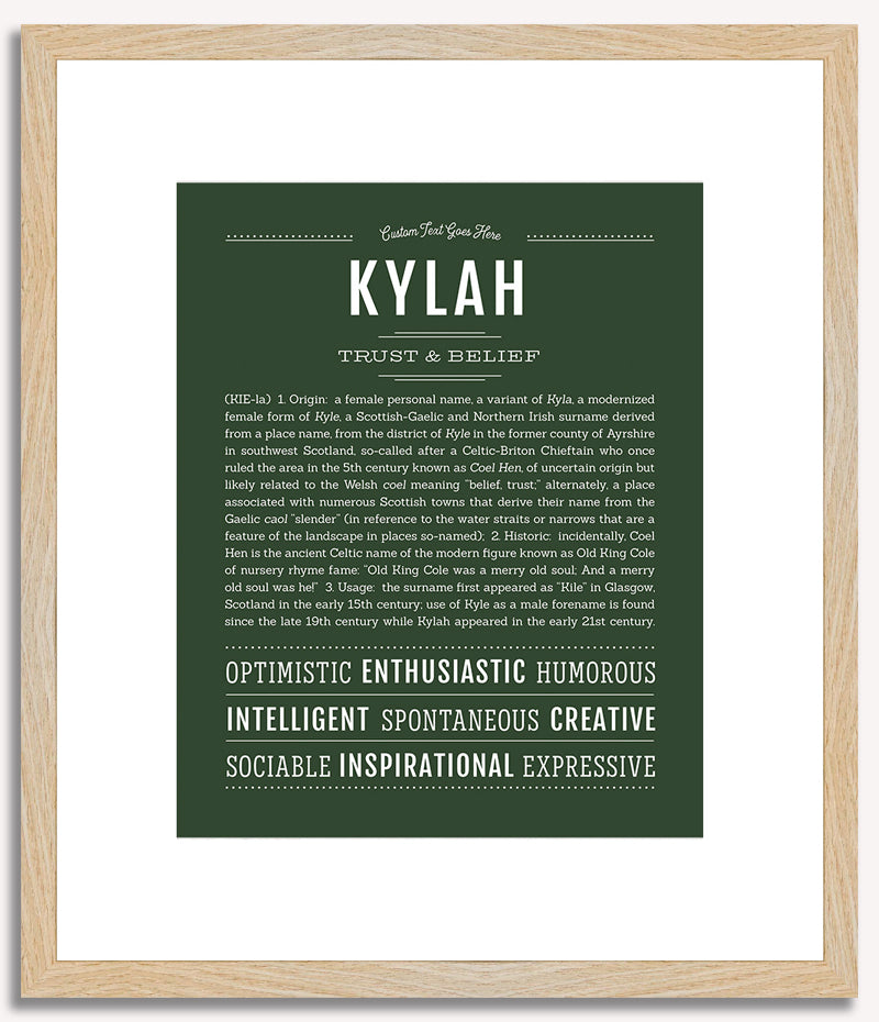 Kylah | Name Art Print