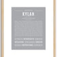 Kylah | Name Art Print