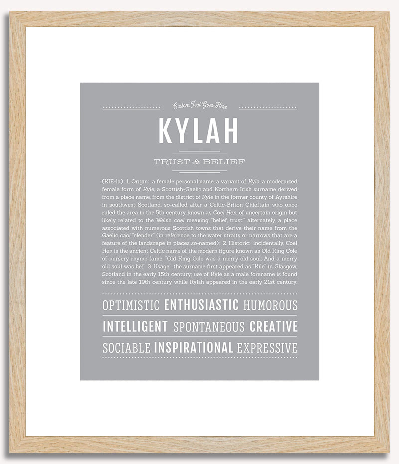 Kylah | Name Art Print