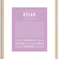 Kylah | Name Art Print