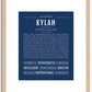 Kylah | Name Art Print