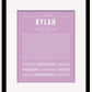 Frame Options | Lilac | Black Frame, Matted