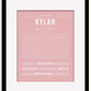 Frame Options | Dusty Rose | Black Frame, Matted