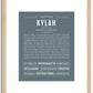 Kylah | Name Art Print