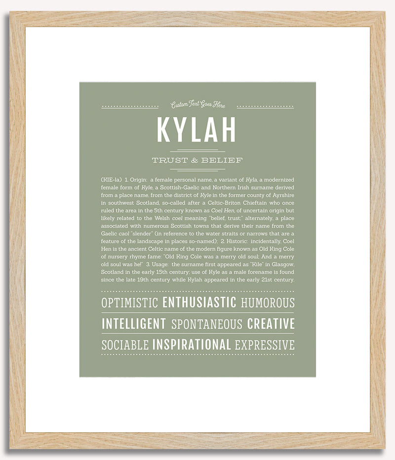 Kylah | Name Art Print