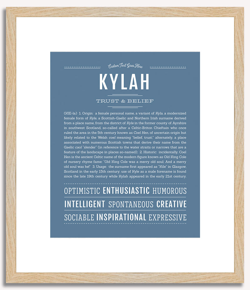 Kylah | Name Art Print