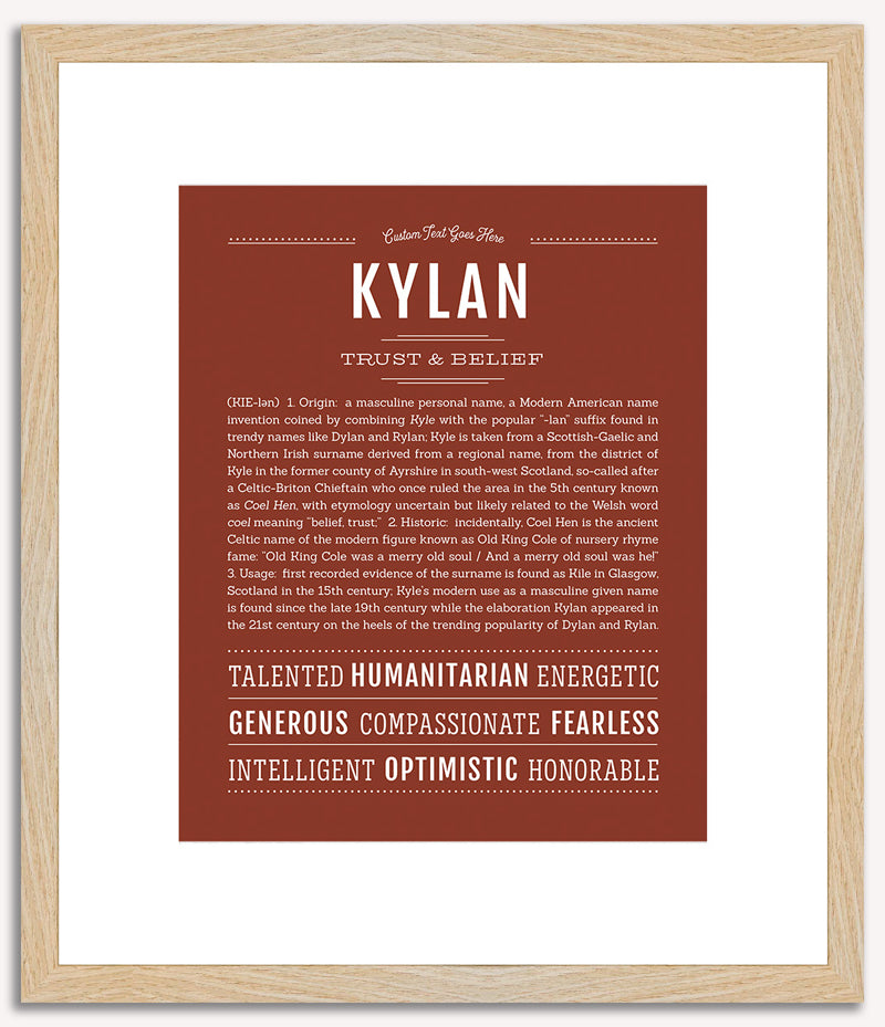 Kylan | Name Art Print