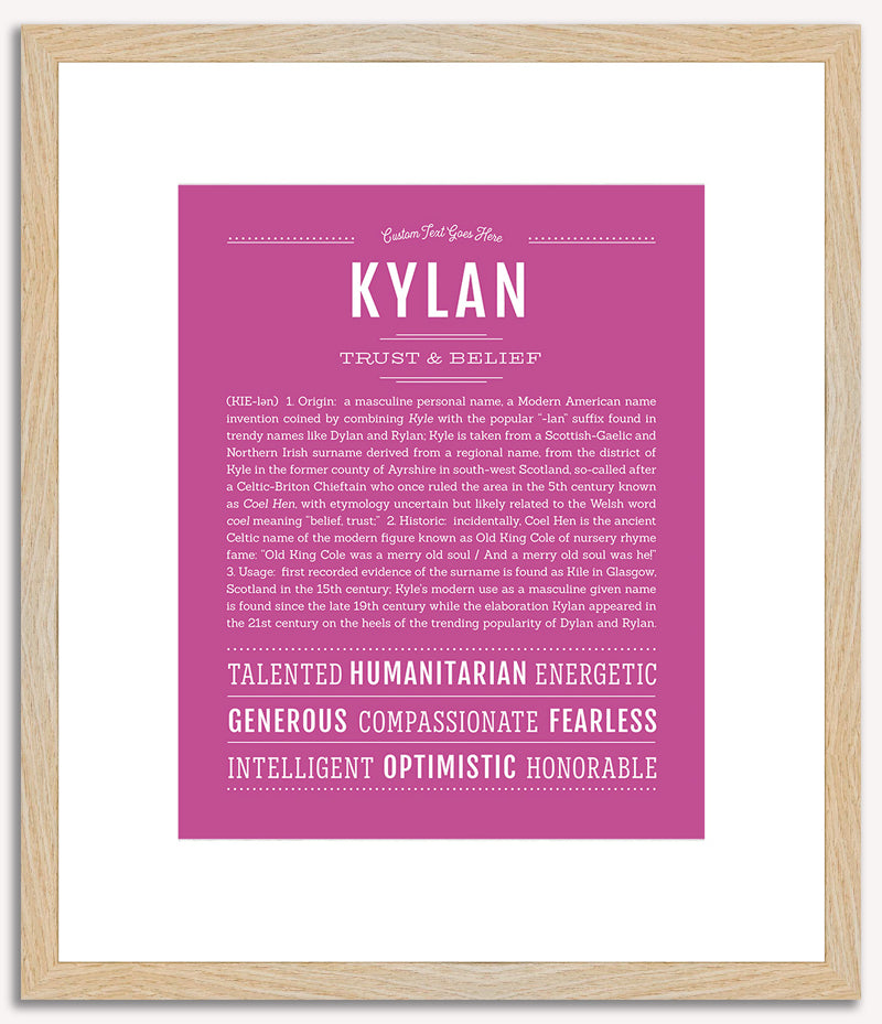 Kylan | Name Art Print