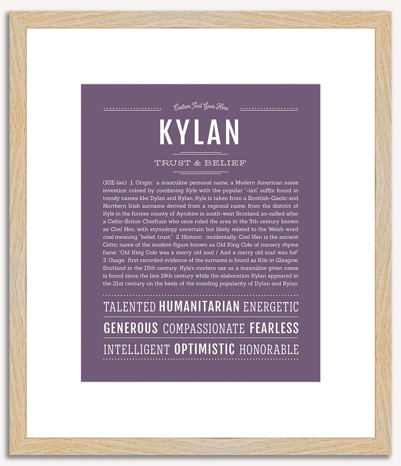 Kylan | Name Art Print