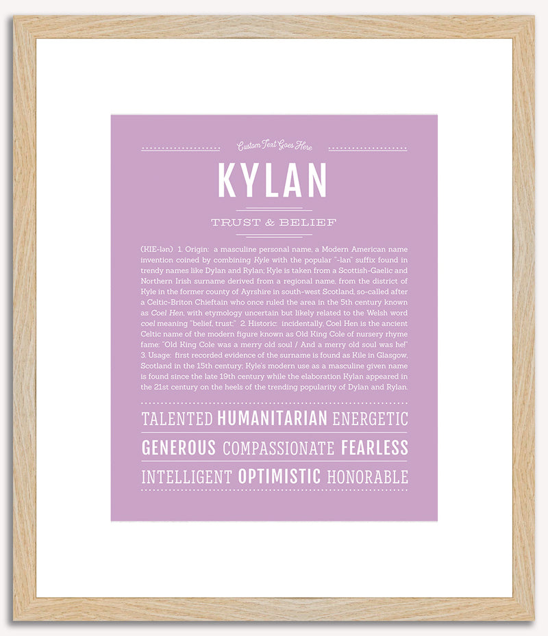 Kylan | Name Art Print