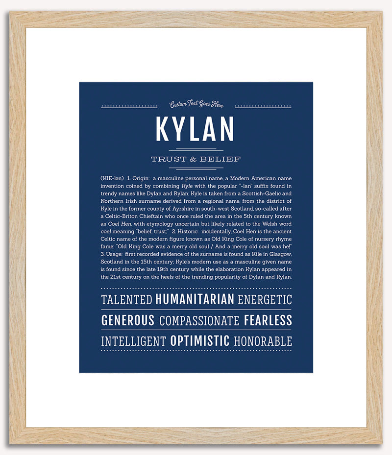 Kylan | Name Art Print