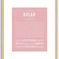 Kylar (male) | Name Art Print