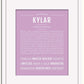 Frame Options | Lilac | White Frame, Matted