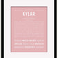 Frame Options | Dusty Rose | Black Frame, Matted