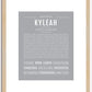 Kyleah | Name Art Print