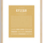 Kyleah | Name Art Print