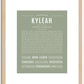 Kyleah | Name Art Print