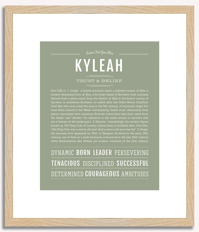 Kyleah | Name Art Print