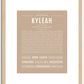 Kyleah | Name Art Print