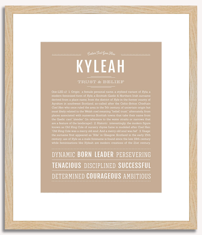 Kyleah | Name Art Print