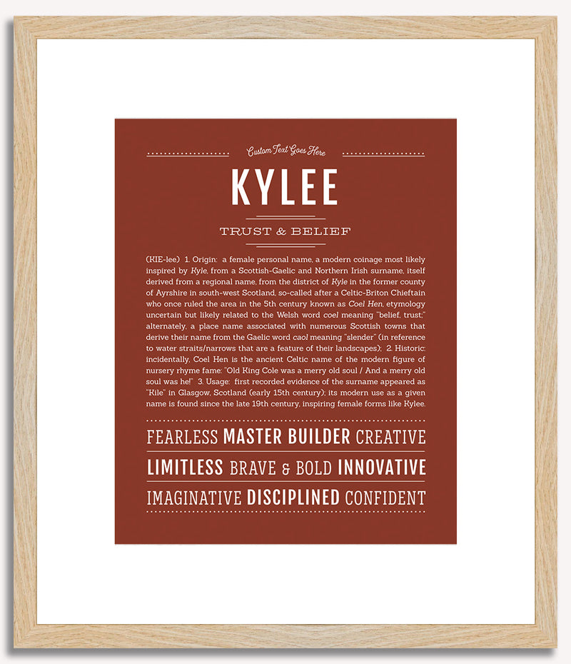 Kylee | Name Art Print