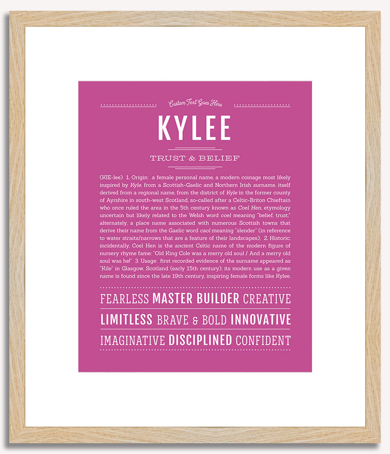 Kylee | Name Art Print