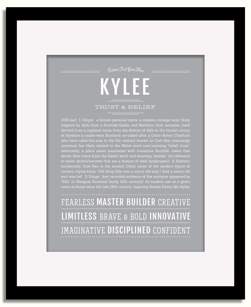 Frame Options | Sage | Black Frame, Matted