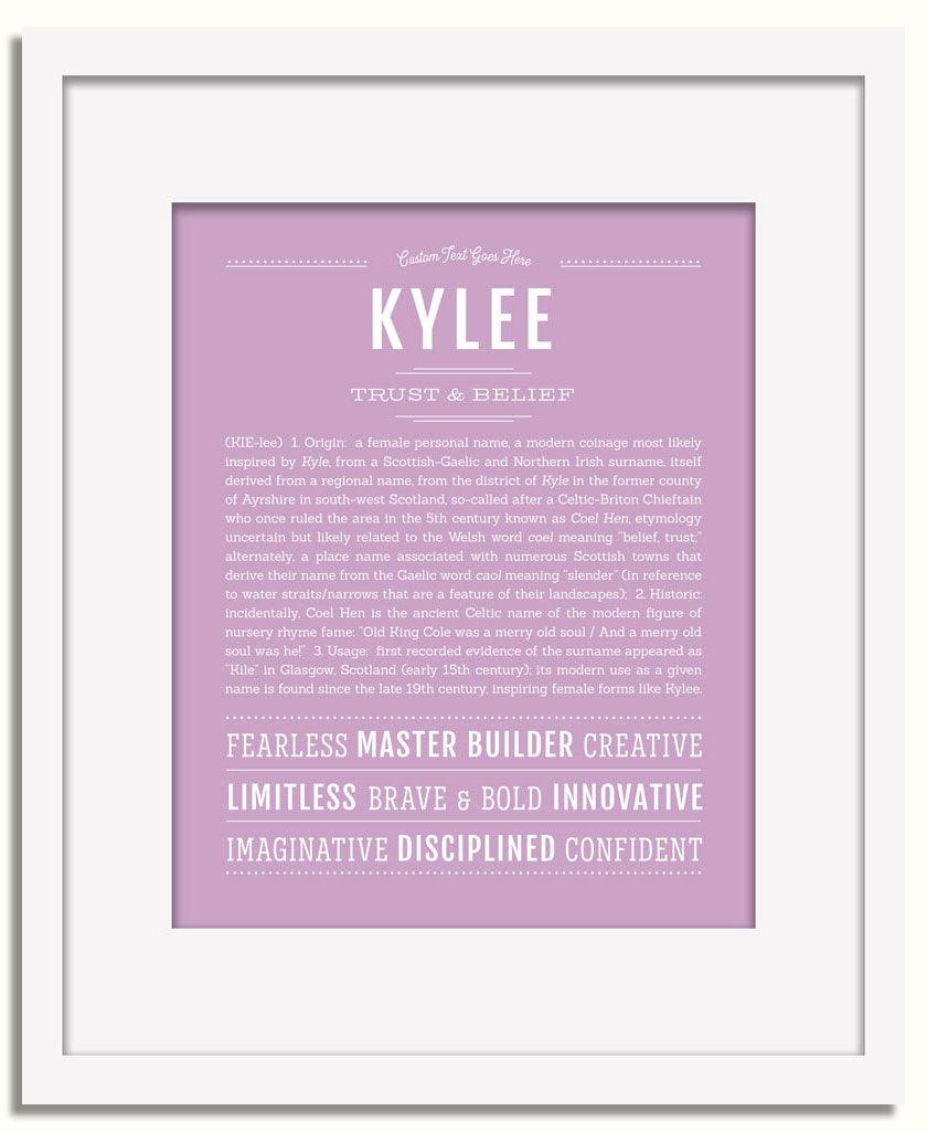 Frame Options | Lilac | White Frame, Matted