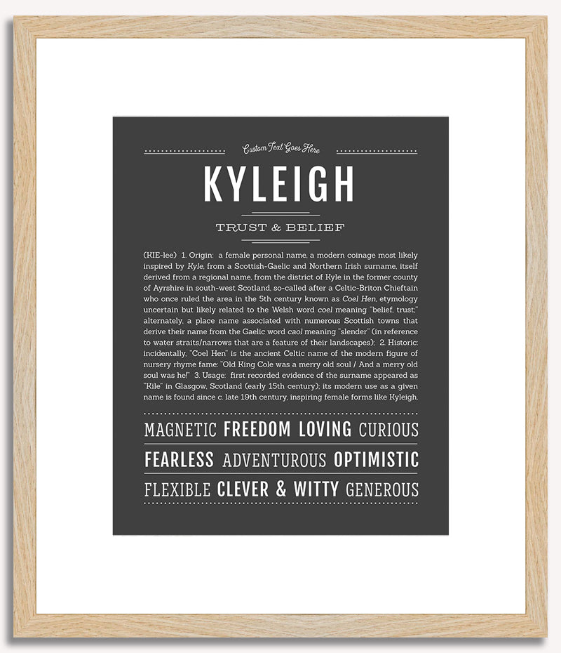 Kyleigh | Name Art Print